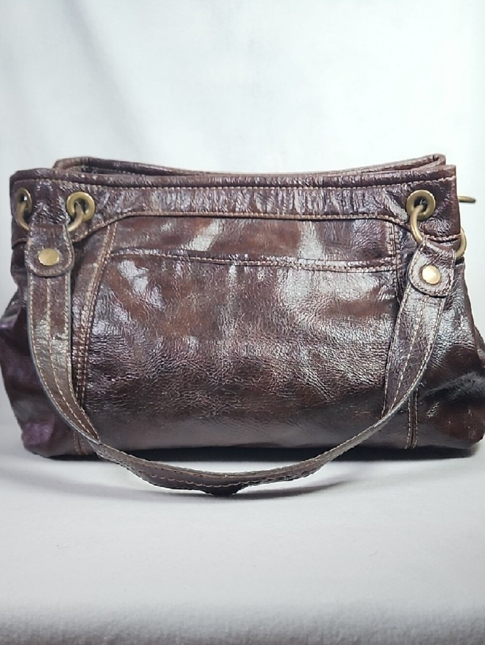 Relic Tapestry Bohemium Brown Multi-Panel Shoulder Bag - Picture 5 of 7